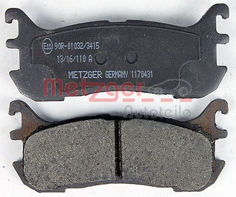 METZGER Bremsbelagsatz, Scheibenbremse